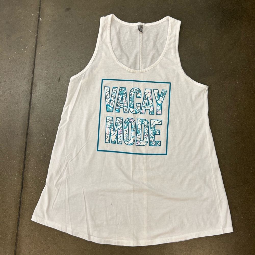 Platinum Classic White Tank Top size XL